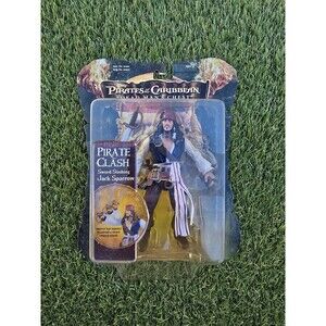 Pirates of the Caribbean Dead Man's Chest Jack Sparrow Pirate Clash Figure NIB
